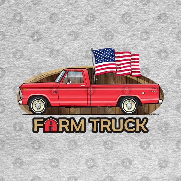 Farm Truck Red by JRCustoms44